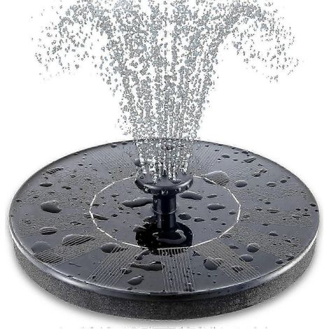 Fontaine à oiseaux solaire 2025 - Pompe flottante pour jardins, bassins et espaces extérieurs britanniques (1/5)