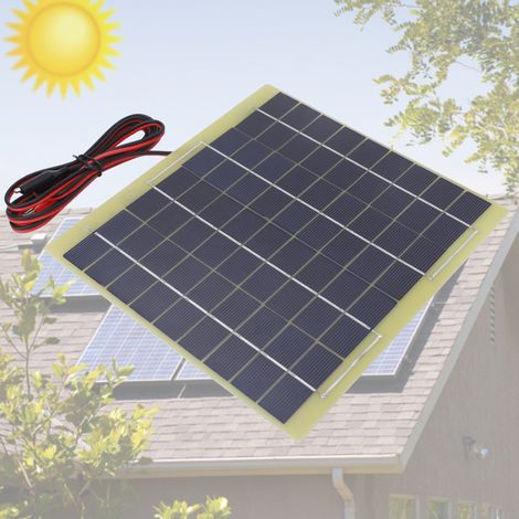 Panneau Solaire 6W 18V Portable pour Éclairage Extérieur, Lampes Publicitaires et Petits Kits Solaires (1/5)