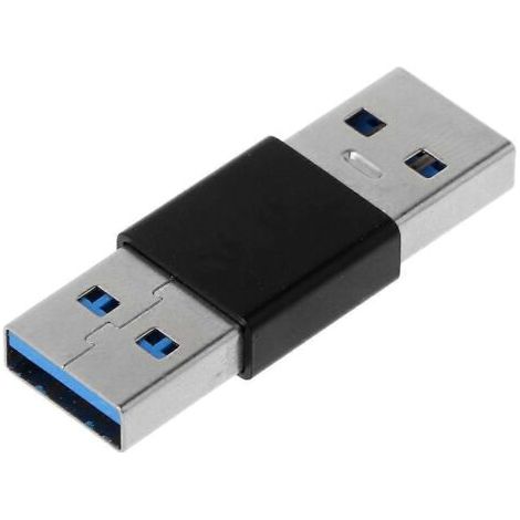 Mini adaptateur léger, durable et stable, rallonge USB 3.0 mâle-mâle (1/5)