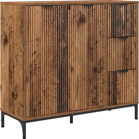 Aparador Madera vieja 89,5 x 33 x 82 cm Madera de ingeniería vidaXL (1/5)