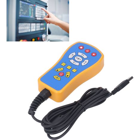 La poignée de commande universelle USB 3 axes pour machine de gravure CNC est compatible avec NCSTUDIO. (1/5)