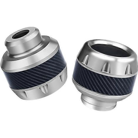 2x Universal-Motorradgabelkappen, Radmutternschutz, stoßdämpfende Schutzkappen, Motorrad-Gleitpads