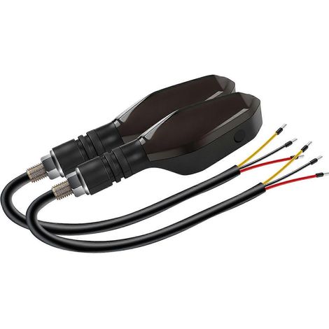 paire de clignotants LED projecteurs pour moto, 27 modes d'éclairage multicolores (1/5)