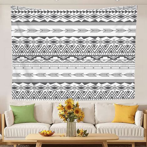 Tapisseries murales décoratives, tapisseries aux couleurs vives pour la chambre, séchage rapide. 100x75cm (1/5)