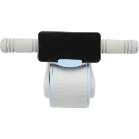 Rouleau de Roues Abdominales pour Salle de Sport à Domicile, avec étagère pour Téléphone Portable et Conception Silencieuse pour un Entraînement Complet du Corps, Matériau ABS (1/5)
