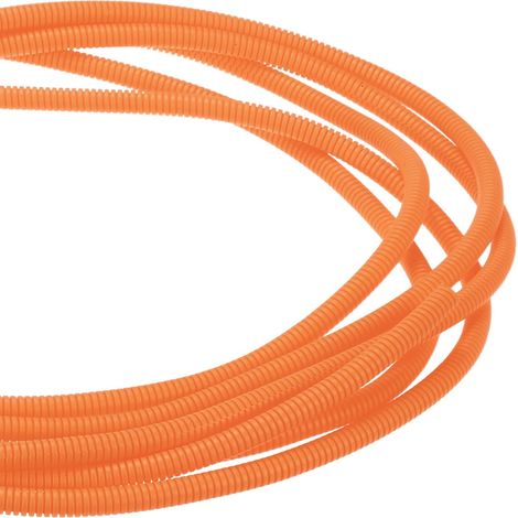 Gaine Fendue Tubulaire 1/4 Pouce Orange (1/5)