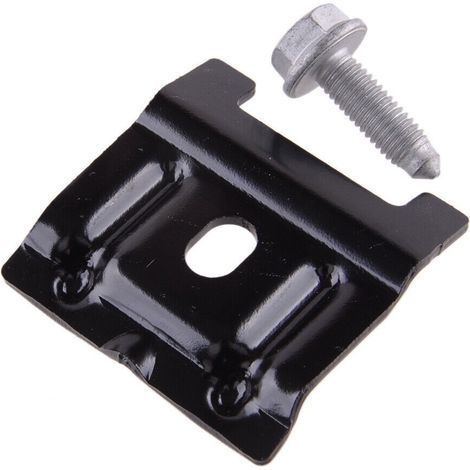 1 pieza de abrazadera y soporte para perno de batería, soporte de montaje de batería de metal 1J0803219 con perno, soporte de montaje de abrazadera de batería con perno, accesorios (1/4)