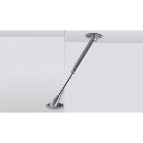 Compas de porte relevable lift basic - Sens : Réversible - Matériau : Acier / Plastique - Décor : Gris - Type de palier : Support et pied à visser - Poids abattant : 3,2 kg - (1/2)