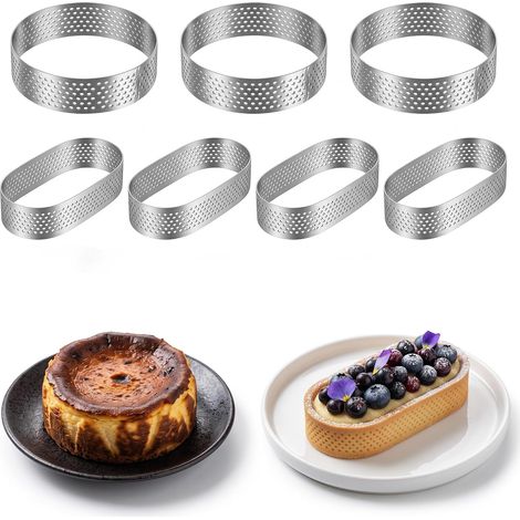 Set 7 Cercle a Patisserie – Cercles Patisserie Moules à Pâtisserie (1/5)