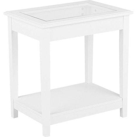 Bedside Table Side Table ATTU White (1/5)