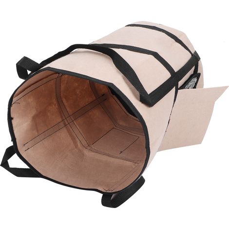Sac de culture pour pommes de terre en feutre, bac à légumes et fruits, outil de jardinage marron avec ombrage 35x45cm 43L/10 gallons