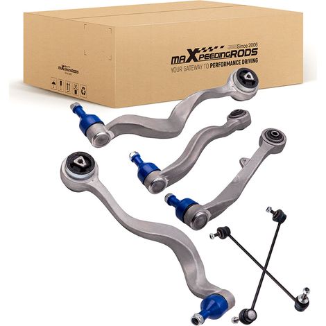 6X Front Lower Suspension Wishbone Control Arms Set For BMW 5 Series E60 M Sport (1/5)