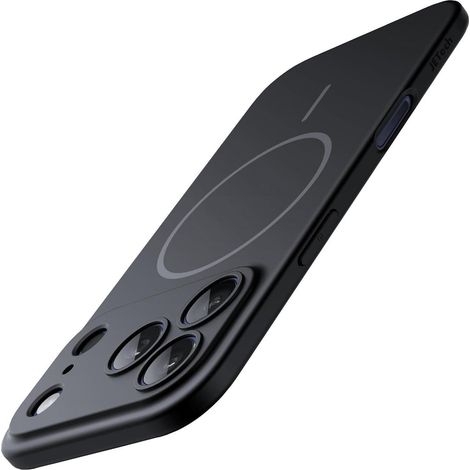 Handyhülle iPhone 17 Pro 6,3 Zoll MagSafe dünn Kameraschutz Schwarz (1/5)