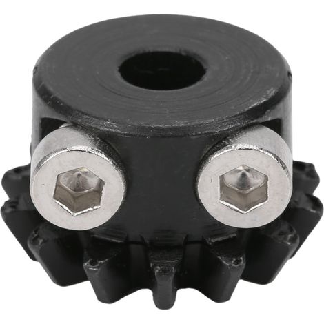 Pignon conique à 14 dents, en acier moulé, à serrage par serrage, alésage de 6 mm, module 1,5 (1/5)