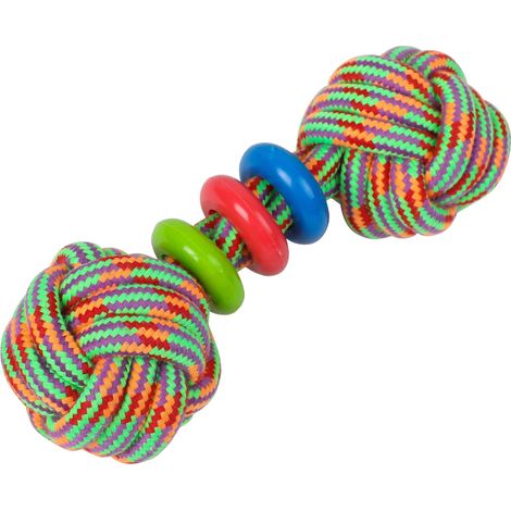 Jouet Corde Nœud Ancre pour Chien Corde à Mâcher Jouet Résistant en Corde pour Chien Jouet avec Balle à Mâcher Nœud Ancre