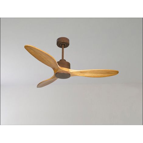 Modulo de KlassFan - Super destratificateur et ventilateur DC 132 cm Chrome bois noir Lumière dimmable 25 à 40 m² (1/5)