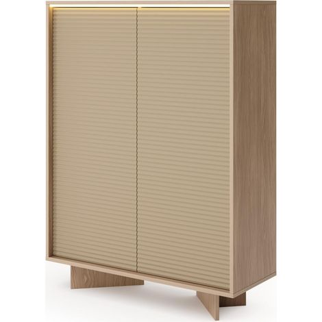 Cassettiera, bolivar naturale, 103,9 x 138,4 x 40 cm (1/5)