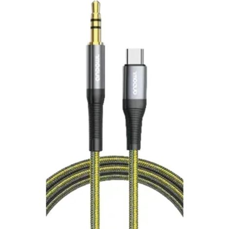 Andowl - Cavo Audio Maschio Da Type-c A Jack Aux 3,5 Mm Da 1 Mt Intrecciato In Nylon Q-yp60 - (1/2)