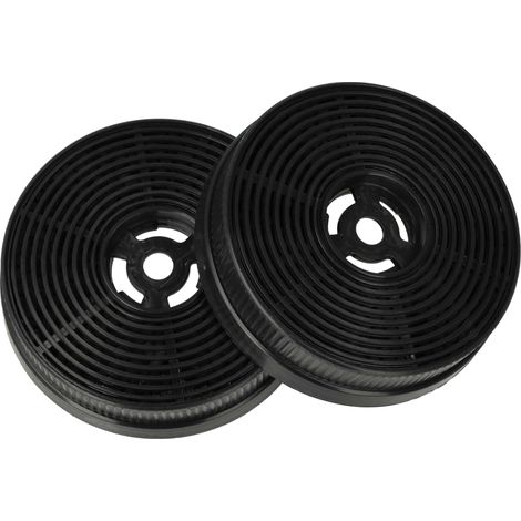 vhbw 2x Filtres à charbon actif compatible avec PKM FH60MS, S22-60 BBPY, YUNA SIVA hotte aspirante