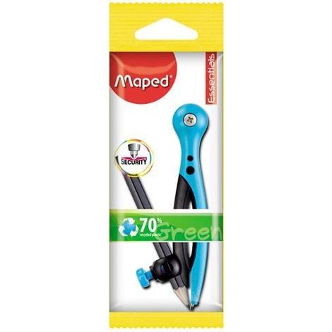 Compas Essentiel + Pack de crayons de couleur Map