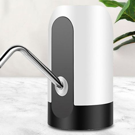 Distributeur d'eau automatique en bouteille, pompe à eau potable en plastique 200 AMH pour la maison, blanc (1/5)