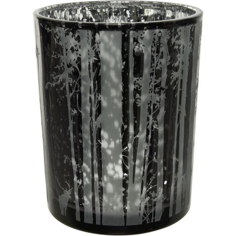 Kaemingk Glaswindlicht Ø 10 x 12,5 cm Glaswindlicht