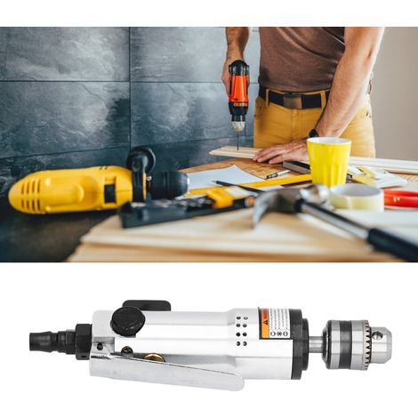 perceuse pneumatique droite 3/8", outil de perçage pneumatique (1/5)