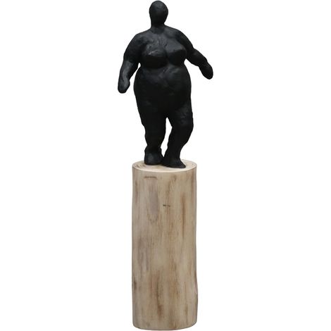Signes Grimalt Figura De Persona Figuras  Figura Mujer Sobre Tronco Varios Marrón 8x13x42cm 30780