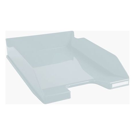 Corbeille à courrier standard Exacompta couleur pastel - Bleu pastel - Lot de 6