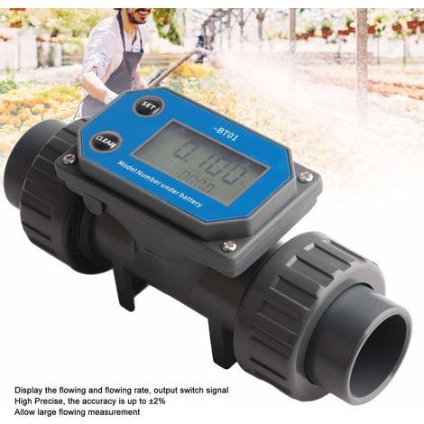 Digital Flow Meter High Precision Sensitive Response Memarmeter Water Flow Sensor for Agricultural Irrigation (1/5)