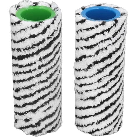 Filiyano-Brosse de nettoyage pour sols durs, brosse à rouleau en microfibre pour Karcher FC3/FC5/FC7, lavable, 2 pièces (1/5)