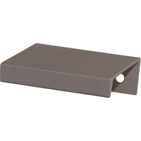 Poignée tirette en aluminium P0333 - entraxe 128 mm - longueur 147 mm - finition noir mat - CADAP (1/5)