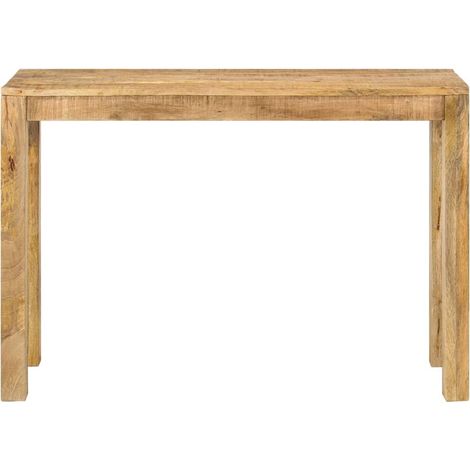 Maison Exclusive - Tavolo Consolle 110x35x76 cm in Legno Massello di Mango Grezzo (1/5)