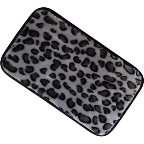 Housse D'accoudoir Voiture Léopard en Peluche, Protection Console Noël (1/5)