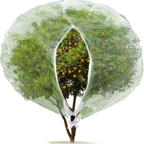 Filet de protection contre les insectes et les oiseaux avec fermeture éclair, filet anti-insectes de jardin pour protéger les plantes, les fruits et les fleurs contre les insectes mange (1/5)