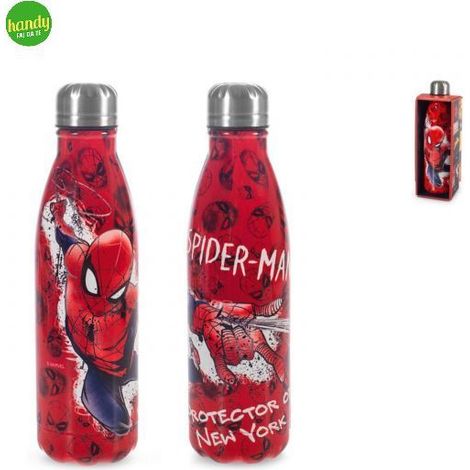 Bottiglia termica H&H Spiderman in acciaio inox 0,5 litri