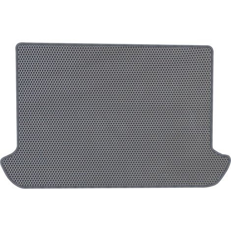 Alfombrilla de maletero de EVA para Fiat Doblo I Kombivan (2000-2010), revestimiento tipo panal de abeja - GRIS (1/5)
