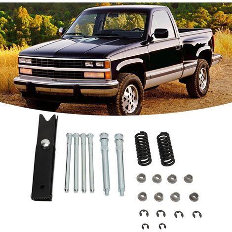 Reparatursatz für Türscharnierwellenbuchsen mit Feder für Chevrolet C1500, C2500, C3500, K1500, K2500, K3500, GMC Suburban und Tahoe (1/5)