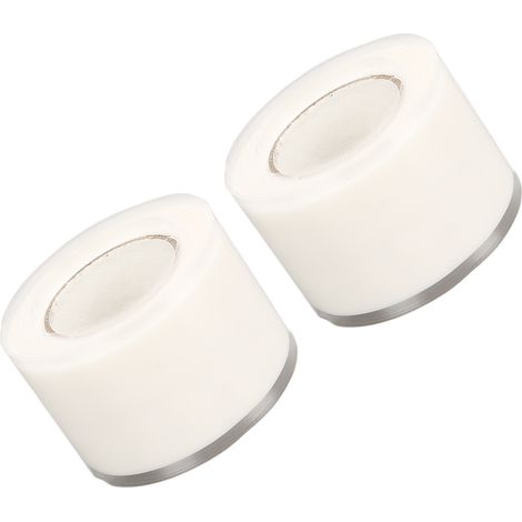 Lot de 2 bandes adhésives en silicone auto-adhésives et flexibles, double face, pour canoë, kayak, pagaies en fibre de carbone et bateaux dragon boat (blanc). (1/5)