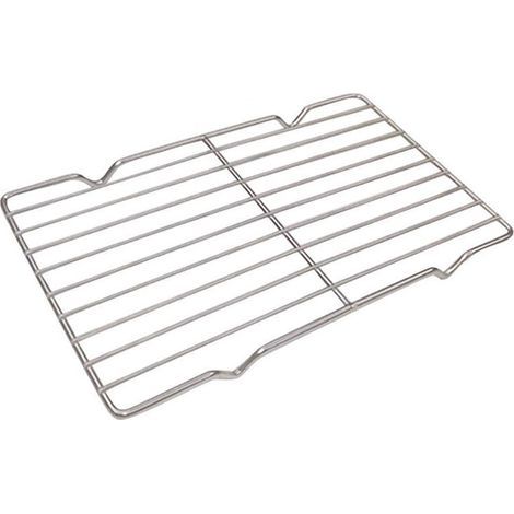 Cooking and cooling rack for rectangular fast food grill drainer, square drainer rack with feet, wire mesh (single mesh 16x26cm) (1/5)