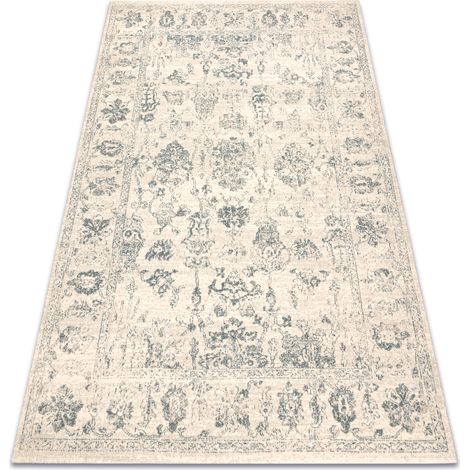 Wollteppich ABBY 486.25.LA110 OSTA Ornament, Rahmen Klassisches beige / grün  beige 160x240 cm