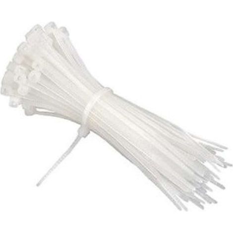 Fascette Elettricista Nylon 2,5X100Mm - 100Pz - Bianco