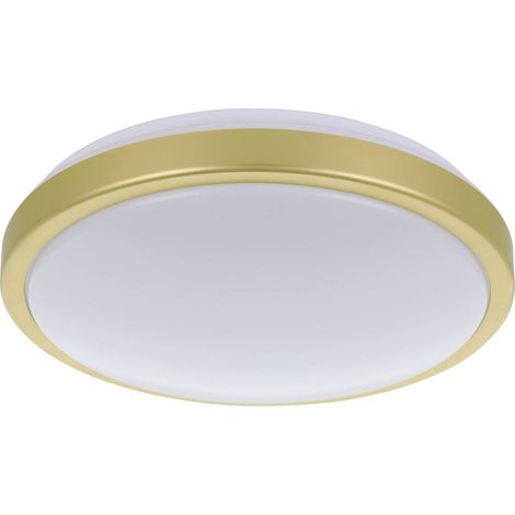 Eglo LED Deckenleuchte Lezuza weiß messing Ø 32,5 cm Deckenlampen & Kronleuchter (1/3)
