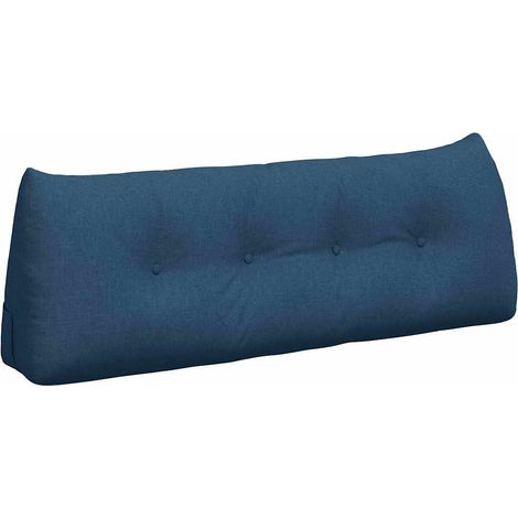 Rücken Kissen Blau 140 x 24 x 50 cm Stoff vidaXL