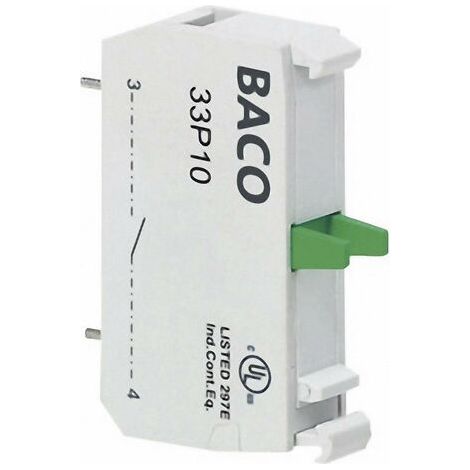 BACO 33P10 Élément de contact 1 NO (T) à rappel 600 V 1 pc(s) X50688 (1/5)
