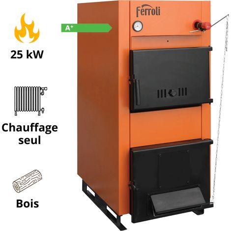 Chaudière bois FSB Plus 25 kW Ferroli