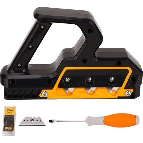 Plataard Fast Cutter Fast Multifinectional 60 ° Drywall Chanfer Hand Cuting Tool avec 10 Lames pour la Coupe et la Coupe (1/5)