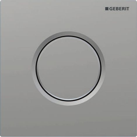 Geberit Urinalsteuerung Typ 01 mit pneumatischer Spülauslösung, chrom matt - 116011JQ5 (1/4)