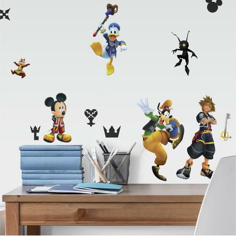 Stickers repositionnables Kingdom Hearts personnage DISNEY - 22x44cm (1/2)