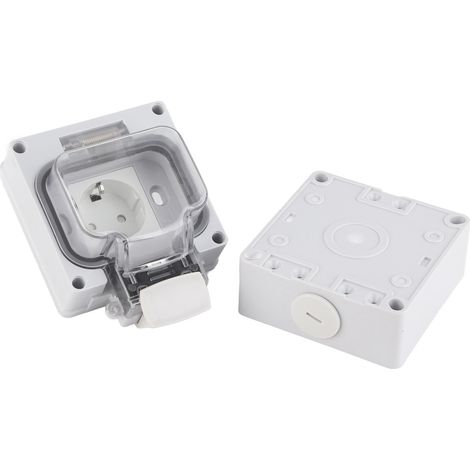 Prise extérieure étanche IP66, de fabrication allemande, pour jardins et ateliers, 250 V, 16 A (1/5)